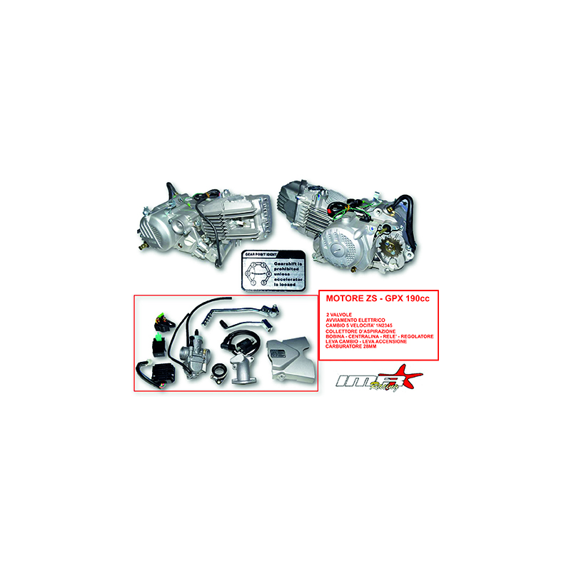 NUOVO MOTORE ZONGSHEN 190cc 2V
