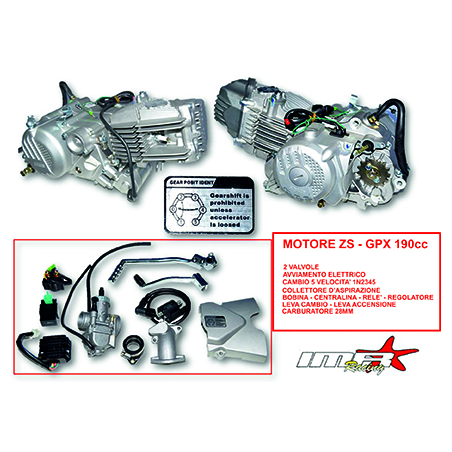 NUOVO MOTORE ZONGSHEN 190cc 2V